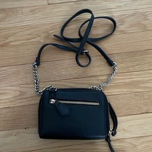 Francesca’s Black Small Crossbody Bag